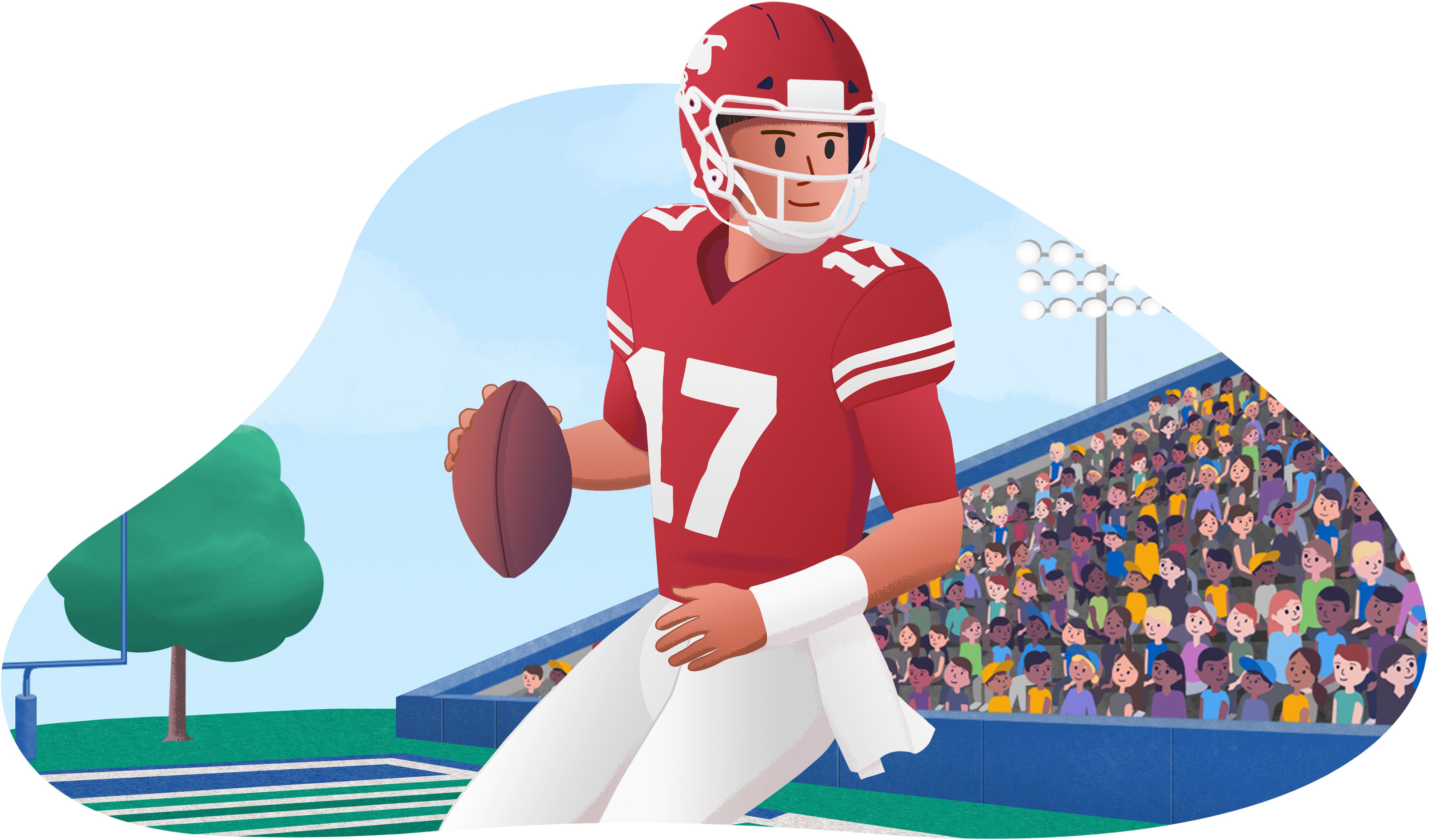 Football player vignette