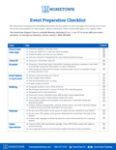 K12 event preparation checklist