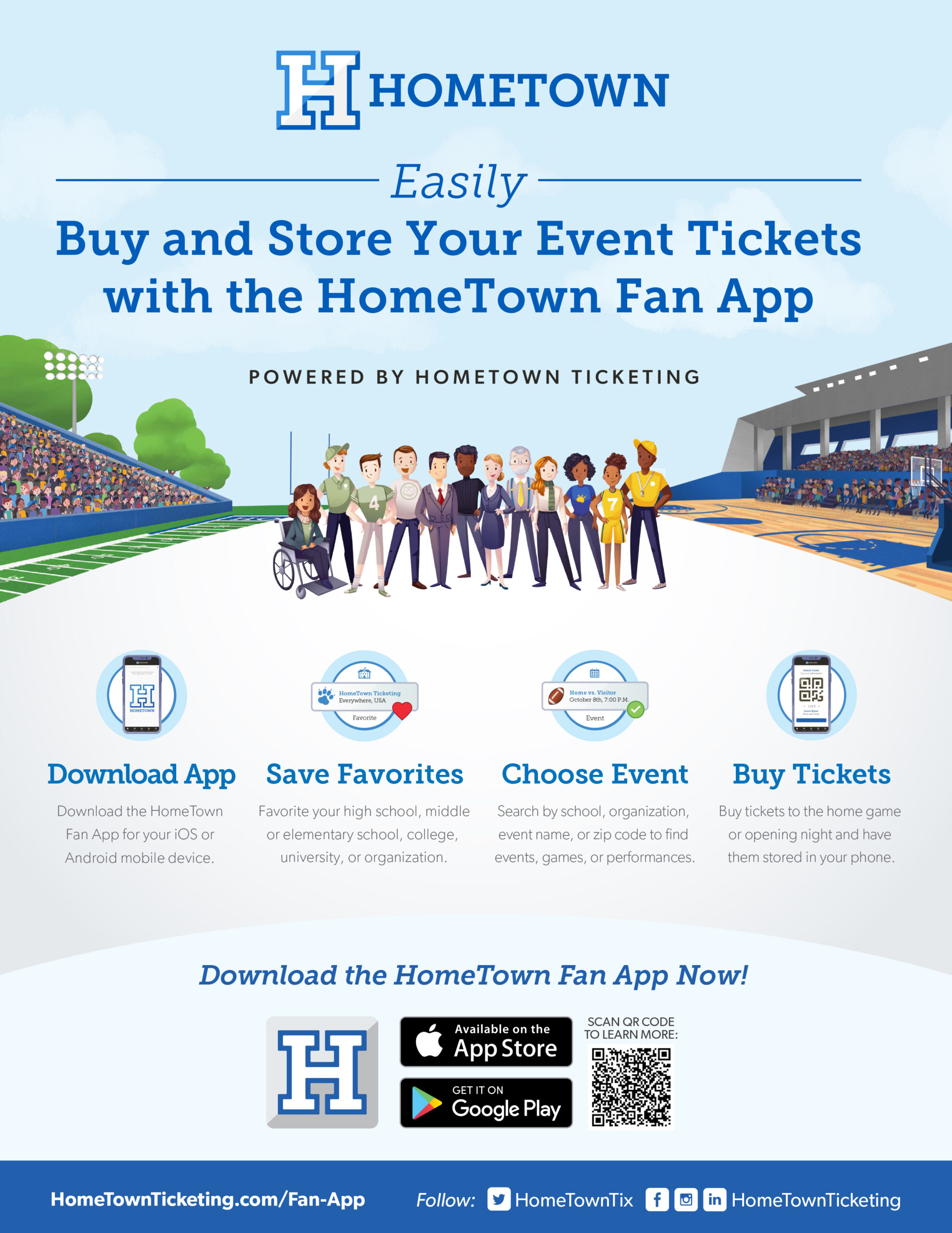 HomeTown fan app ad